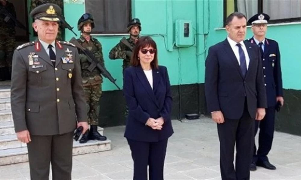 Στις Καστανιές Έβρου η Σακελλαροπούλου - Το μήνυμα προς την Τουρκία